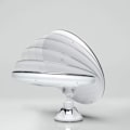 Miniatyrbild 7 av 8: UNIQ Sugkopp Makeup Spegel LED-Ljus & x10 förstoring - Vit