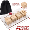 Miniatyrbild 2 av 5: Date Night-tärningar för par, romantiskt att göra Date Night-parspel med väskaförvaring, perfekt för par Alla hjärtans dag, födelsedag, bröllop 1 set