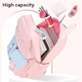 Pikkukuva 5 / 5: 3D-oppilaasreppu Lounaslaukku Kynäkotelo 3 kpl/setti Reppu 3 kpl 3 kpl 3pcs
