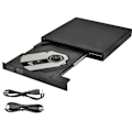 Miniatyrbild 1 av 3: Extern DVD/CD-brännare - 24x Black Svart