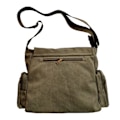 Miniatyrbillede 2 af 5: Min Nabo Totoro Canvas Messenger Taske Tegneserie Studerende Bog Messenger Taske med flere lommer Grå