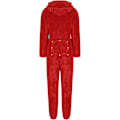 Miniatyrbillede 2 af 5: Kvindes Sexy Dyb V-udskæring Bodycon Jumpsuit Pyjamas Langærmet Romper Nattøj Rød Red L