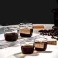 Miniatyrbild 2 av 5: Multifunktionell smakskål kaffe mini mjölkkopp Handritad s?s transparent 80ml