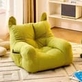 Enkel Sofa Barn Liten Sofastol Baby Lesekrok Barn-FF-_TF Green