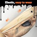 Miniatyrbillede 2 af 4: Alien Sjov Maske, 2024 Latex Fuld Hoved Realistiske Masker Halloween Kranium Latex Skelet Fancy Maske til Mænd Kvinder Kostume Fest