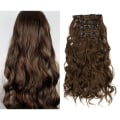 Miniatyrbilde 1 av 3: Clip in extensions h?rf?rl?ngningar 7 delar syntetiska h?rbitar