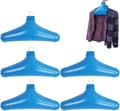 Inflatable - clothes hanger - 5 - pieces - hanger - travel hangers - inflatable - foldable - space-saving - with - travel - camping