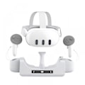 Miniatyrbillede 2 af 5: Kompatibel opladningsdock til Meta Quest 3 VR, Headset Display Holder og Controller Mount Station, Opladningsstation Stand Base