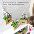 Pikkukuva 2 / 5: Dockhus Minitulpan Blomsterarrangemang Förpackning Papperspåse Påse Multicolor one size