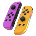 Miniatyrbillede 1 af 6: Trådløs håndcontroller kompatibel med Nintendo Switch, Oled, Lite Gamepad Joystick (l/r) Udskiftning med Rgb højre purple+yellow