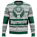 Miniatyrbillede 1 af 2: Bebetter Jagermeister Karneval Jultrøje Trøje Mænd 3D Swe Grøn 4XL Green 4XL