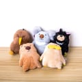Miniatyrbild 3 av 5: Wombat Familj Näbbdjur Träd Björnen Plyschdocka Infällbar Korthållare Myntväska Förvaring wiki 13*12cm