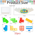 Miniatyrbild 2 av 7: Balansblock, ryska byggklossar, dekompressionsbalansbyggklossar, Tetris Tower Balance Building Toy, Balanserande staplingsleksaker 32 pieces