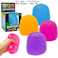 Miniatyrbild 1 av 5: Texturerad sensorisk leksak med supersnabb SquishDecompression-leksak, maltos pinchNeeDoh Gumdrop gul yellow l