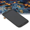 Skjermerstatning LCD-skjerm Touch Digitizer-enhet for Samsung Galaxy S4 Svart