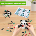 Miniatyrbilde 5 av 5: 3 i 1 Panda Byggeklosser Byggeleker Dyr Klosser Bygning