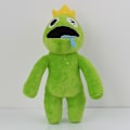 Miniatyrbillede 3 af 3: Ny Rygsæk Plys Fyldt Legetøj Kawaii Pikachu Mimikyu Eevee Mew Gengar Snorlax Taske Blød Skoletaske Børnenes Dag Gave (FMY) 30cm green crown