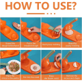 Miniatyrbild 5 av 5: Ravioliform Teigtaschen Maker, 2 i 1 Dumpling Maker Machine, Degpress