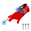 Miniatyrbilde 1 av 5: Blaster Spider-Man Launcher med 3 spindeln?tdartar utomhusleksak