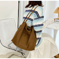Miniatyrbillede 9 af 10: Shopper Taske Tote Bag BRUNT brown