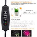 Miniatyrbillede 4 af 5: 2/3/4 Hoved USB LED Plantevækstlys Indendørs UV VEG Dyrkningslampe Fuld Spektrum 4 Hoveder