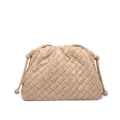 Miniatyrbild 1 av 10: Molnryggsäck 2024 ny stil väska dam ko läder skrynklig dumpling väska dam handväska axelväska MJ51 Khaki Khaki Khaki Khaki 22*9*14cm