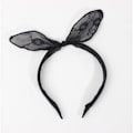 Miniatyrbillede 1 af 5: Søte blonder katteører, Masquerade Cosplay Pandebånd Lady D D