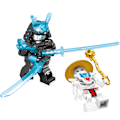 Pikkukuva 2 / 5: 32 kpl:n setti go Minifigures Kai Jay Sensei Wu Master Building musta yksi koko