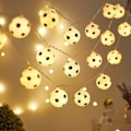 Miniatyrbillede 1 af 4: 2022 VM Dekor String Lights Fodbold, 3M 20 Fodbolde