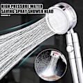 Miniatyrbild 1 av 3: Högtryckssparande duschmunstycke med sprayfunktion, 360 graders roterande regnduschmunstycke, handhållen badrumsdusch med tryckförstärkning och massagefunktion, A