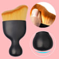 Miniatyrbillede 3 af 3: Foundation Brush, professionel skønhedsblanding af svampblandere (2 stk, sort) zdq