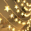 6m 40LEDs varmhvit utendørs stjernelysstreng for å dekorere rommet