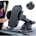 Miniatyrbilde 1 av 5: 3-i-1 Mobilholder for Bil, Mobilholder Luftventil & Sugekopp, Universell Bilholder, Smartphoneholder