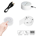 Miniatyrbillede 4 af 5: Dinosaur 3D Illusion lampe til dreng Dinosaurie lampe 16 farver med fjernbetjening Smart Touch Natlampe Bedste fødselsdagspresenter