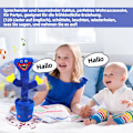 Miniatyrbild 3 av 7: Talande kaktusplysch, dansande och sjungande kaktus interaktiv babyleksak med elektronisk talinspelning Huggy Wuggy (blå)