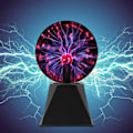 Miniatyrbillede 2 af 5: Plasma Ball Lys 3 tommer base Hjem Plasma Magisk Ball Lampe og gaver Spesialbelysning Stemningslys