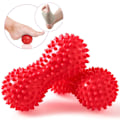 Miniatyrbild 2 av 5: Spikig boll jordnötsmuskelmassage rulle yogastav kropp multifärg Multicolor