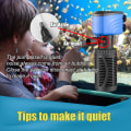 Pikkukuva 3 / 4: Fisktanksfilter, tyst internt akvariefilter, rent vatten, luftpump, gör vågor (4W-450L/H, svart)