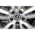 Miniatyrbillede 7 af 8: 4-pak - Volkswagen VW Center Caps / Hjulnav Emblemer - Bil Sølv 56 mm