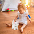 Miniatyrbild 3 av 5: Robotkatt Plyschkatt Gosedjur Interaktiv katt, gå, skälla och röra sig svans Elektronisk katt husdjur, robotkatt kattleksak