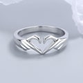 Miniatyrbild 2 av 5: Ångest- och stressring - Fidget Ring - Silverfärgad #7 #7