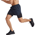 Miniatyrbilde 1 av 5: 1 stk 2-i-1 treningsshorts for menn Lette, Cyan, L zdq