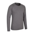 Miniatyrbillede 2 af 4: Mountain Warehouse Herre Stribet IsoCool Base Layer Top XS Grå Grey XS zdq