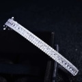 Miniatyrbillede 5 af 5: Luksuriøse armbånd i farverige regnbuefarver til kvinder, platinbelagt, fint smykke zdq