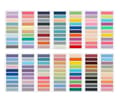 Färgindexetiketter 2000 stycken 4 x 1,3 cm – PET, sidmarkörer