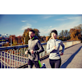 Miniatyrbillede 6 af 6: Hoveband med hovedtelefoner Lycra sort