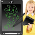 Miniatyrbilde 4 av 5: Digital tegnebrett for barn - Praktisk LCD, 8,5\" tavle + penn Svart Black Svart