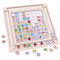 Miniatyrbild 1 av 5: Elimineringsspel för barn - Förskoleutbildning - Djurkoppling - Träleksaker