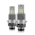 D2S D4S D2R D4R LED frontlyspærer konverteringssett Plug and Play Xenon HID-erstatning for biler 6000K Hvit D4s