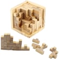 Miniatyrbillede 2 af 3: Træ hjernevridere puslespil kub træ puslespil T-formede puslespil